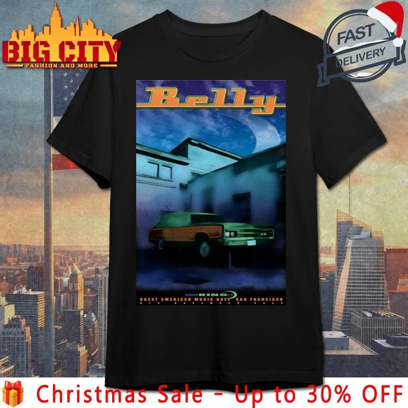 Belly At Great American Music Hall On Nov 8 2025 Poster shirt