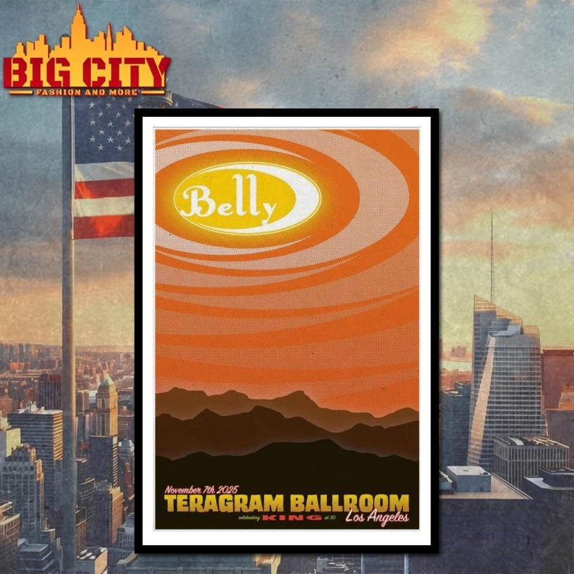 Belly November 7 2025 Collectible Tour Poster Shirt