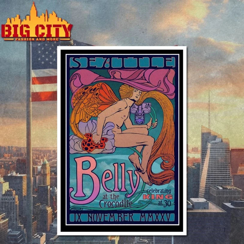 Belly November 9 2025 At the Crocodile Poster Shirt