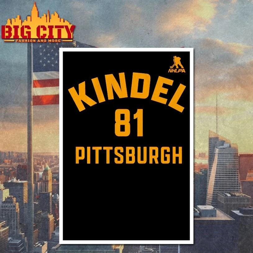 Ben Kindel Pittsburgh Name &amp; Number shirt