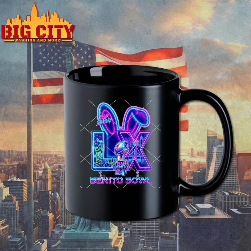 Benito Bowl LX Bad Bunny Neon Shirt