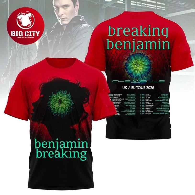 Benjamin Breaking UK EU Tour 2026 Two Sided Shirt