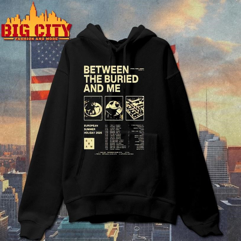 Between The Buried And Me The European Summer Holiday 2025 Tour Dates Shirt