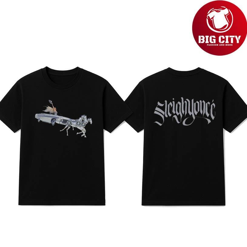 Beyonce Christmas Sleigh 2025 Two Sided Shirt