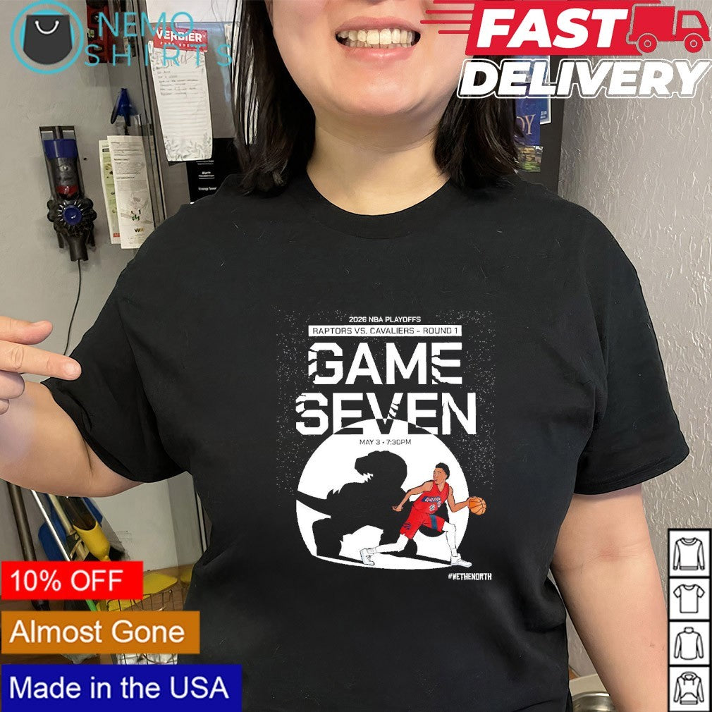 Toronto Raptors 2026 NBA Playoffs game seven vs Cavaliers shirt
