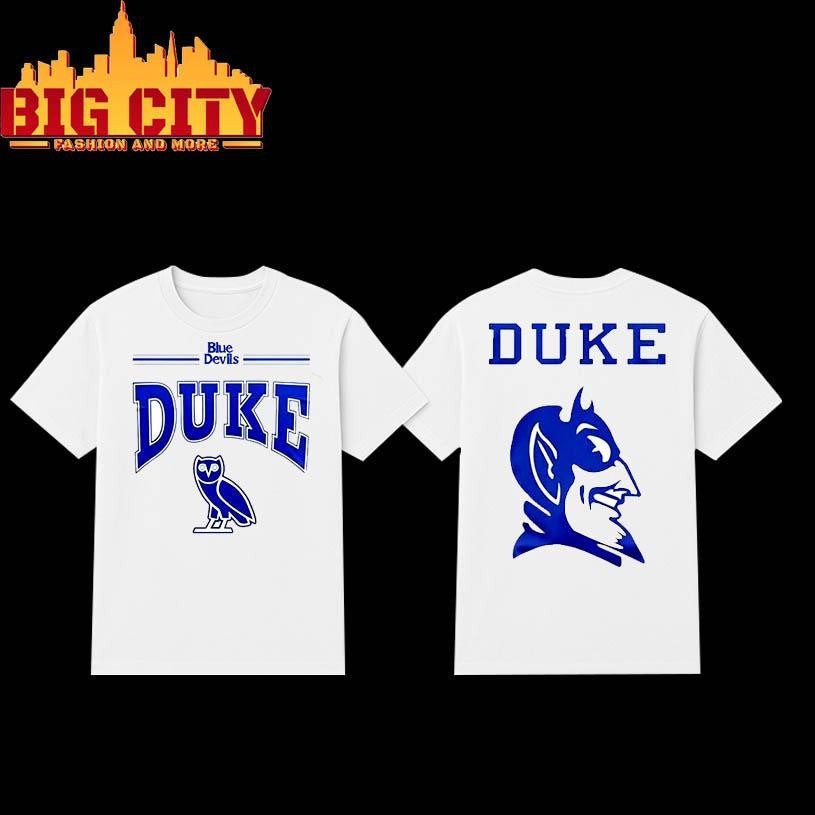 Big Duke Jayson Tatum Blue Devils x October Very Own Two Sided Shirt