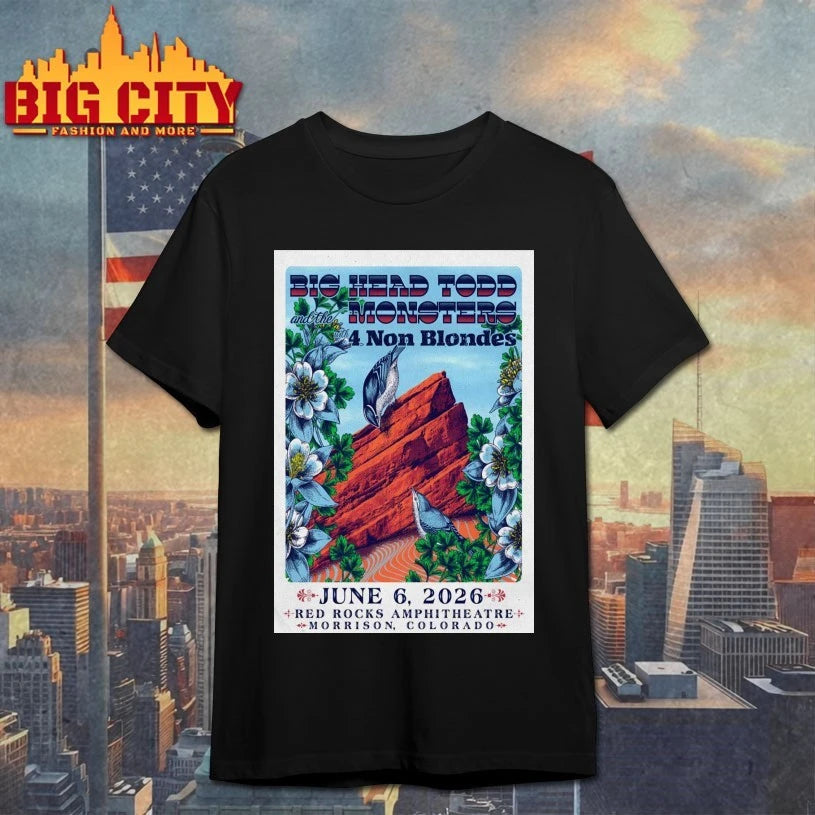 Big Head Todd And The Monsters In Morrison CO On Jun 6 2026 Poster shirt