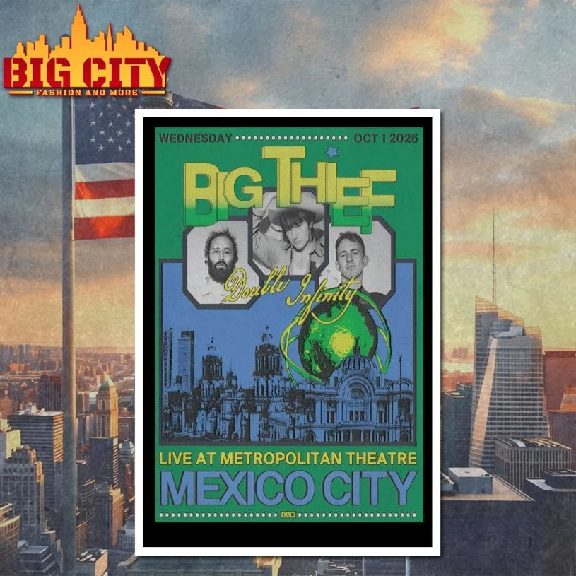 Big Thief Oct 1 2025 Teatro Metrópolitan in Ciudad De Mexico Poster shirt
