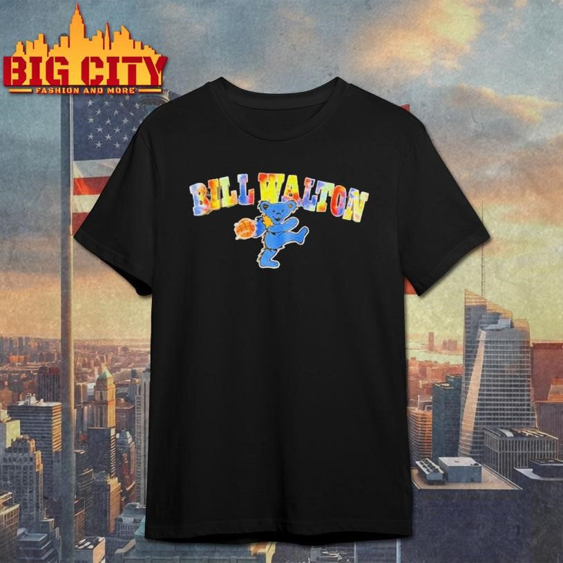 Bill Walton Grateful Bear Tie Dye Ucla Bruins Shirt
