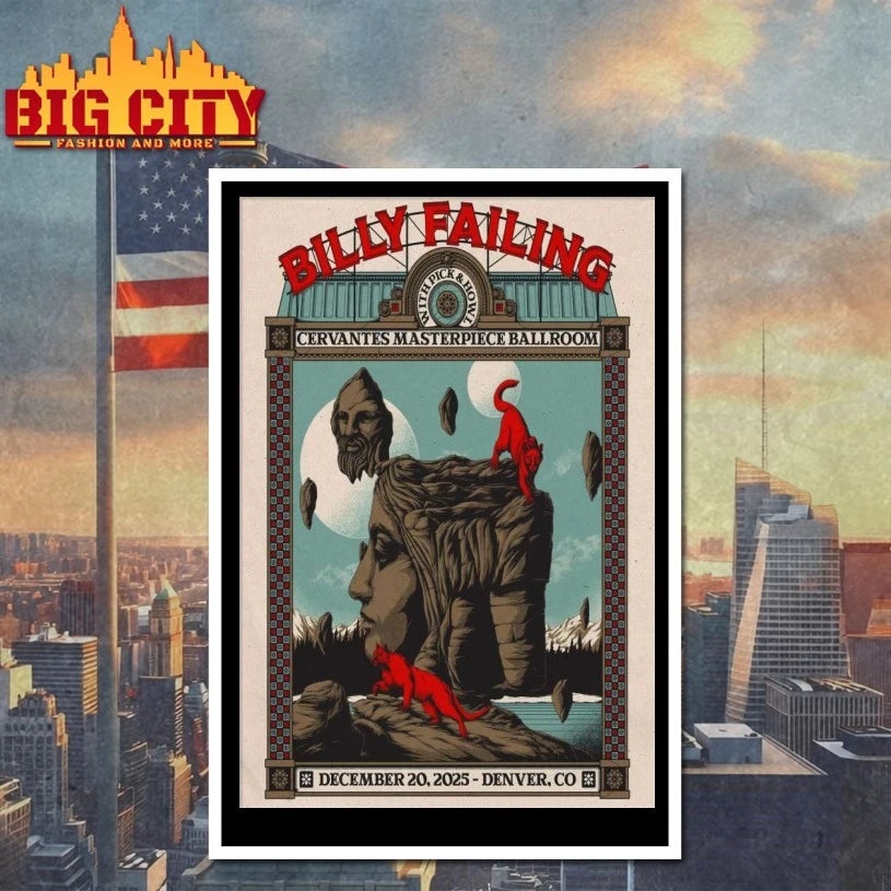 Billy Failing Dec 20 2025 In Denver CO Poster shirt