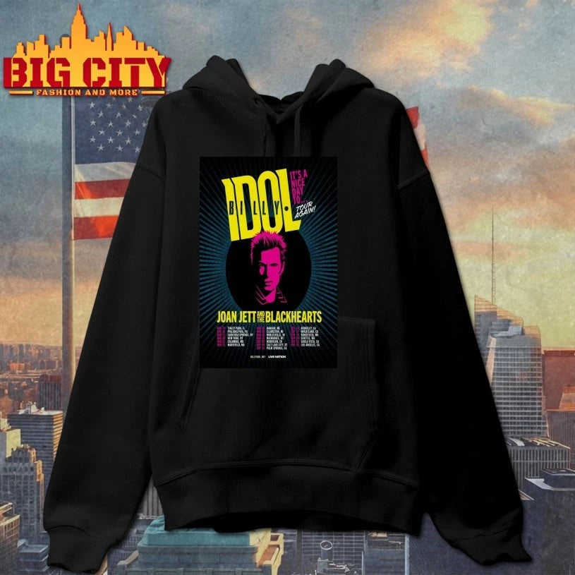 Billy Idol Sep 03 2025 Red Rocks Amphitheatre, Morrison, CO Poster Shirts