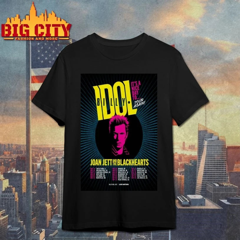 Billy Idol Sep 03 2025 Red Rocks Amphitheatre, Morrison, CO Poster Shirts