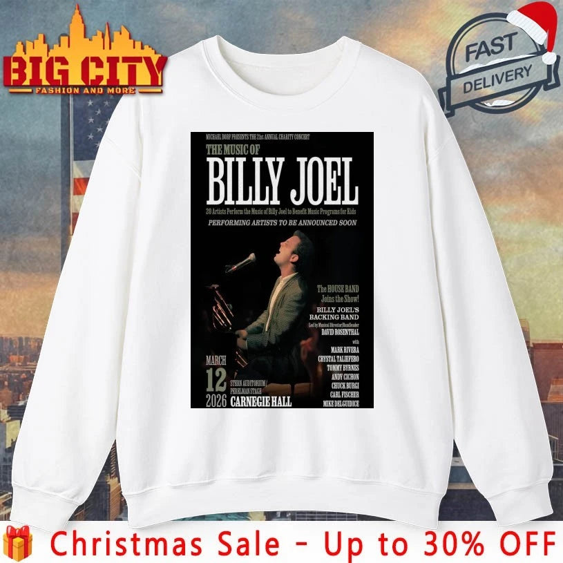 Billy Joel Fall Tour 2026 New York Poster shirt