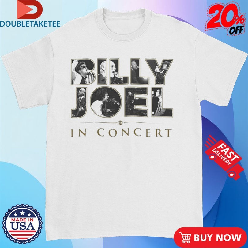 Billy Joel In Concert Photo T-shirts