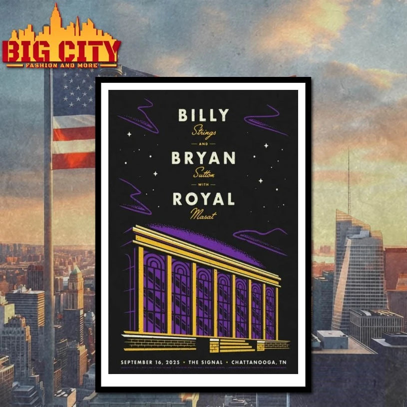 Billy Strings Chattanooga Concert September 2025 Poster shirt