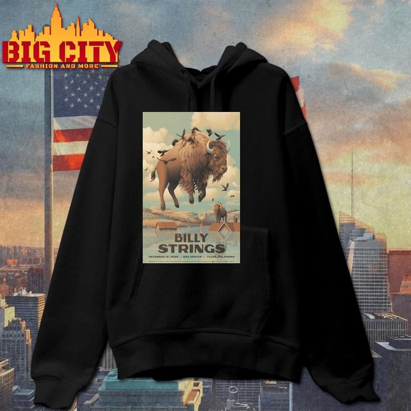 Billy Strings Dec 10 2025 At BOK Center Show Poster Shirt