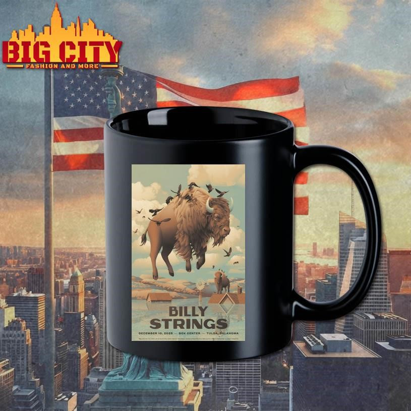 Billy Strings Dec 10 2025 At BOK Center Show Poster Shirt
