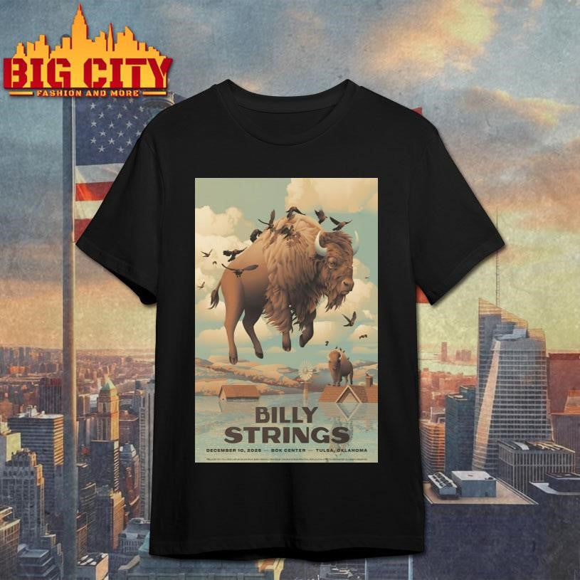 Billy Strings Dec 10 2025 At BOK Center Show Poster Shirt