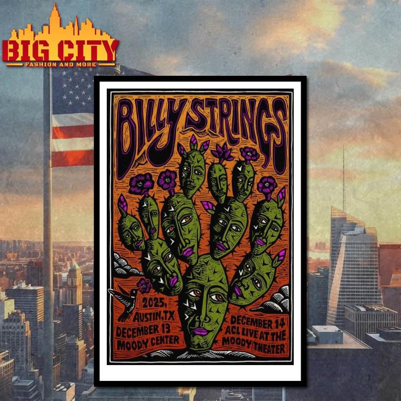 Billy Strings December 13-14 2025 Austin TX Poster Shirt