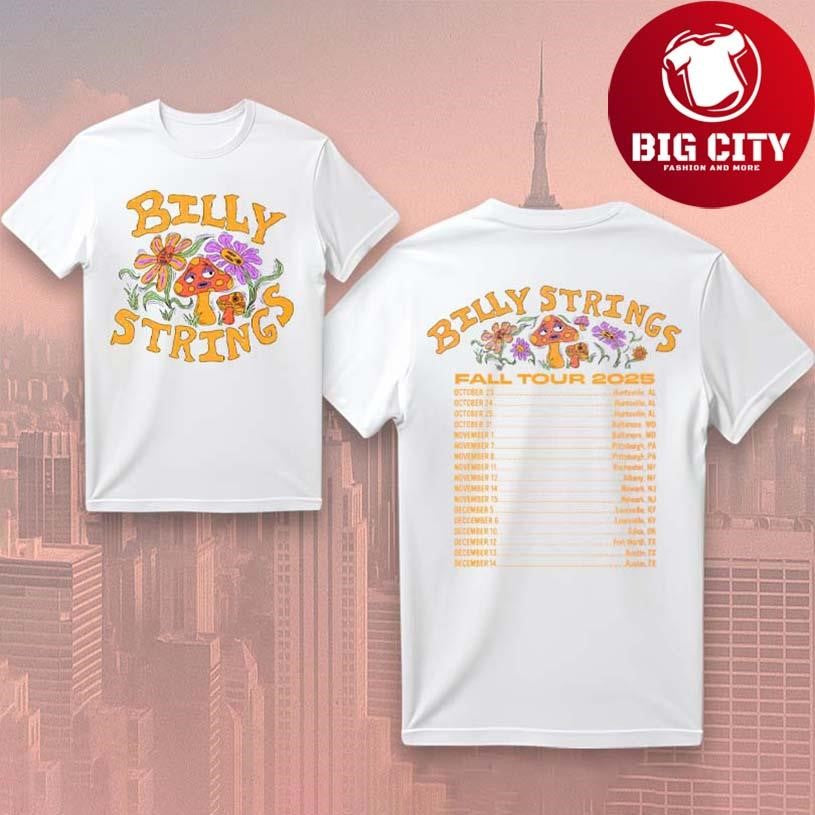 Billy Strings Fall tour Shirt 2025 New Two Sided Shirt
