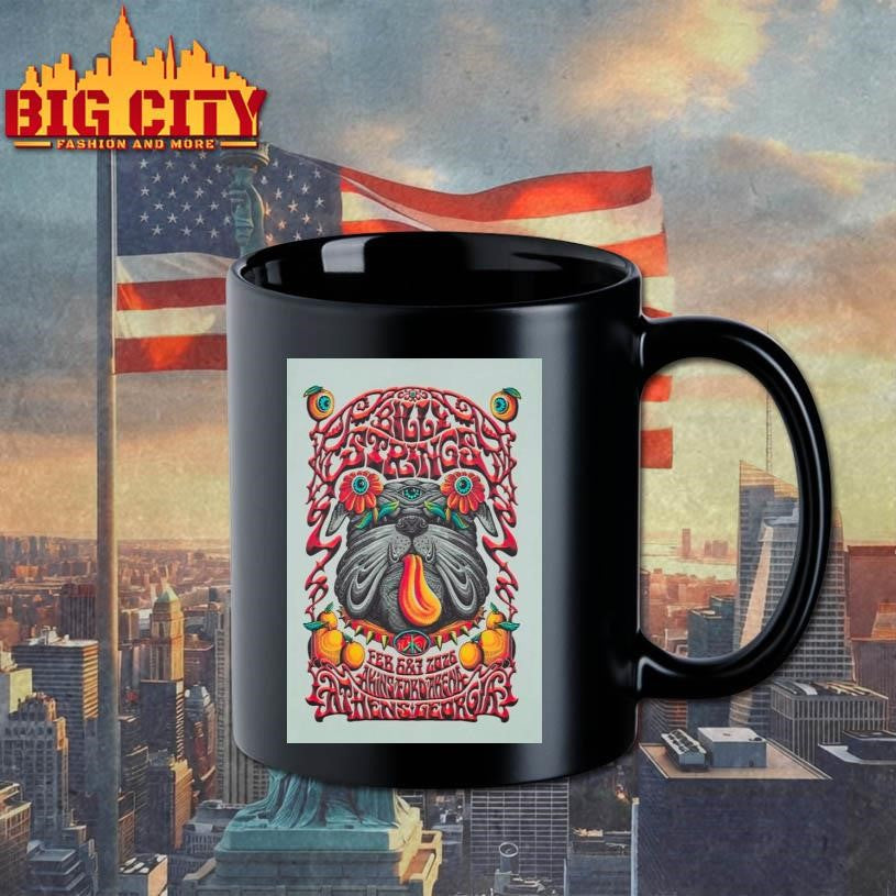 Billy Strings Feb 6-7 2026 Akins Ford Arena Athens GA Tour Poster Shirt
