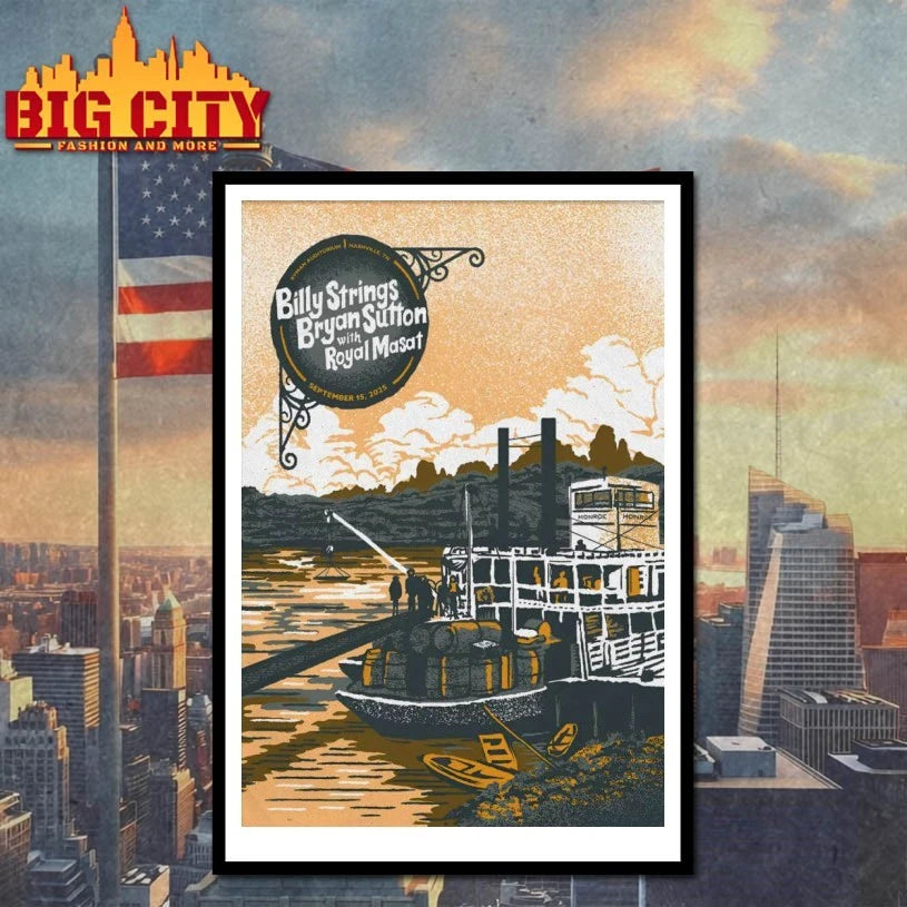 Billy Strings Nashville 9.15.2025 Show Poster shirt