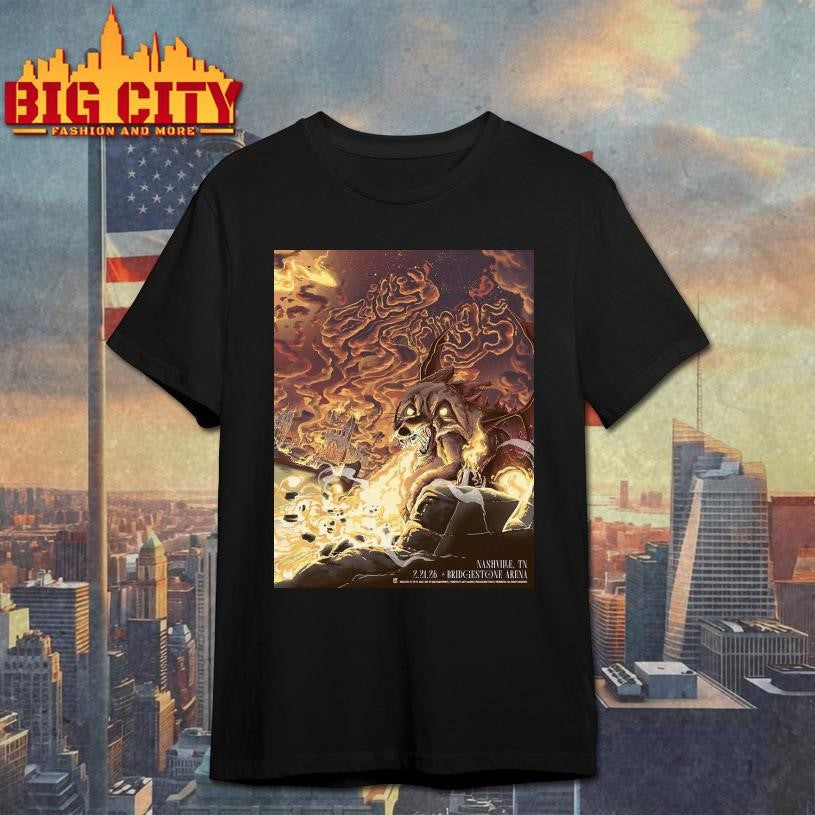 Billy Strings Nashville Tennessee 2026 Bridgestone Arena Night 2 Poster Shirt