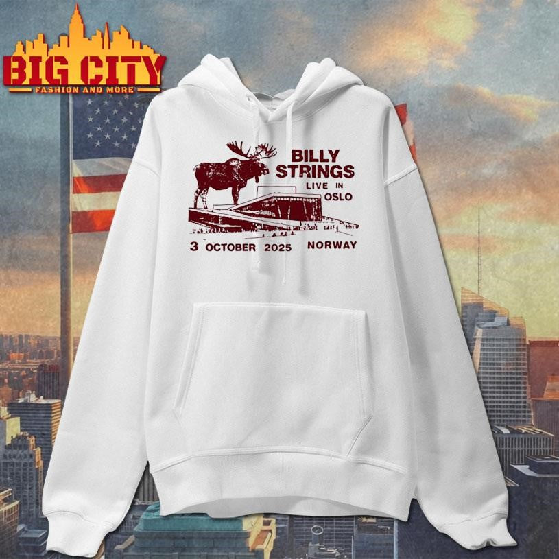 Billy Strings Oslo Norway Oct 3 2025 Event Shirt