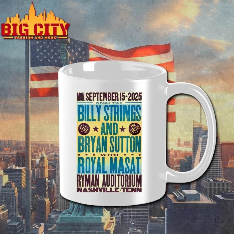Billy Strings Sep 14 15 16 2025 Live Ryman Auditorium in Nashville Poster shirt