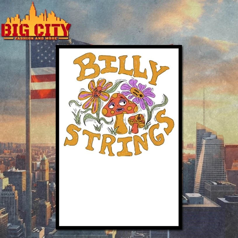 Billy Strings With Dates Fall Tour 2025 Mushroom Shirts