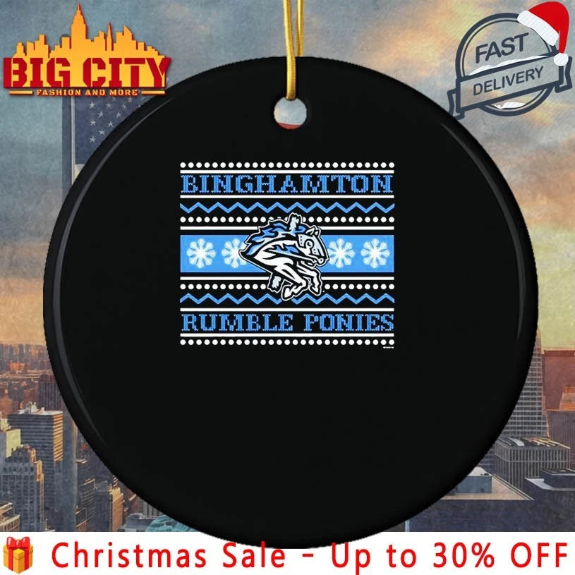 Binghamton Rumble Ponies Ugly christmas shirt