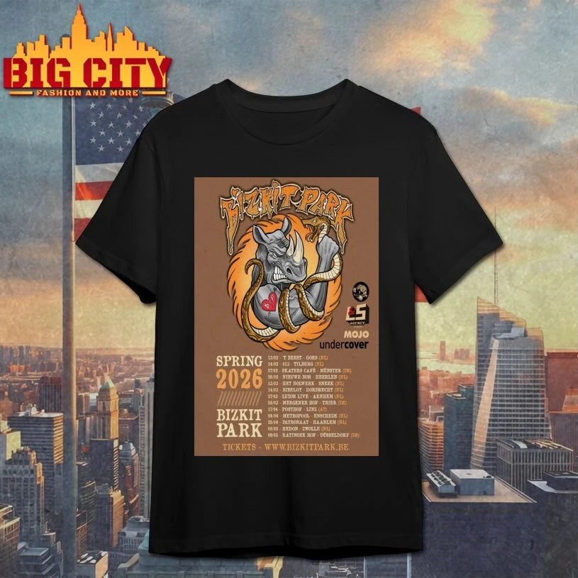 Bizkit Park 2026 Spring Tour Poster shirt