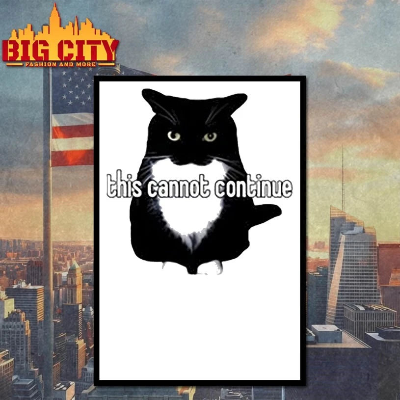 Black Cat This Cannot Continue Unicouniuni shirt
