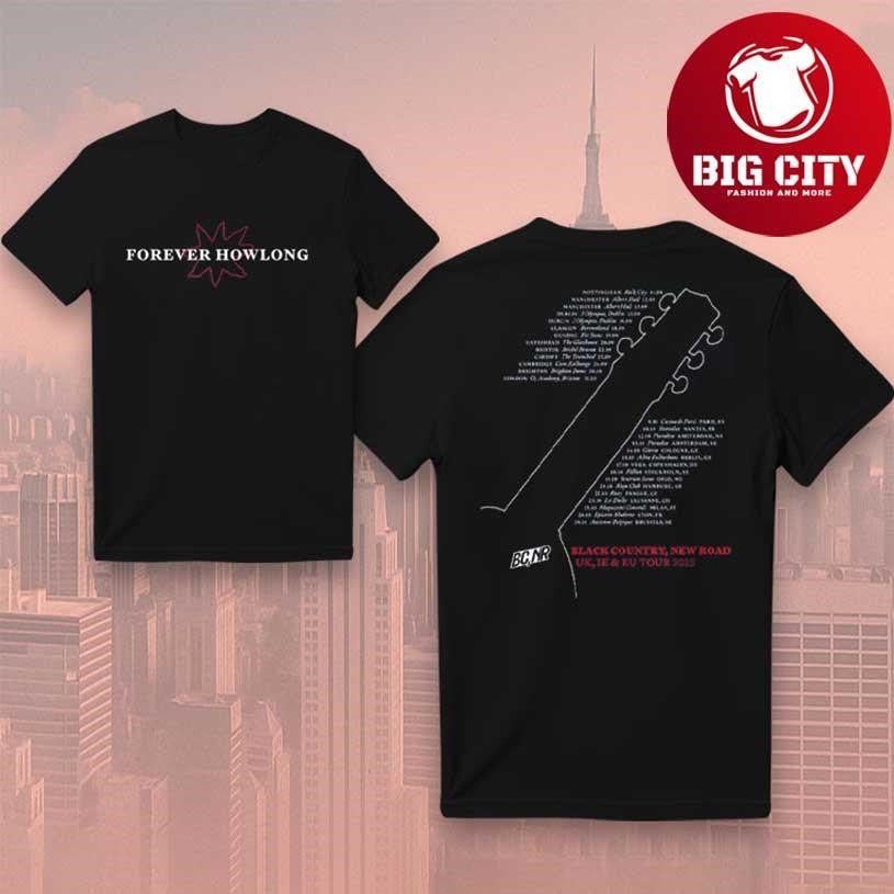 Black Country New Road UK IE &amp; EU Fall Tour 2025 Two Sided Shirt