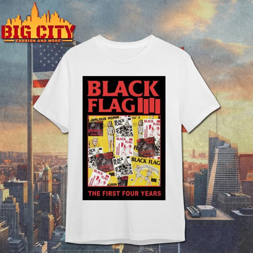 Black Flag The First Four Years Poster Shirt