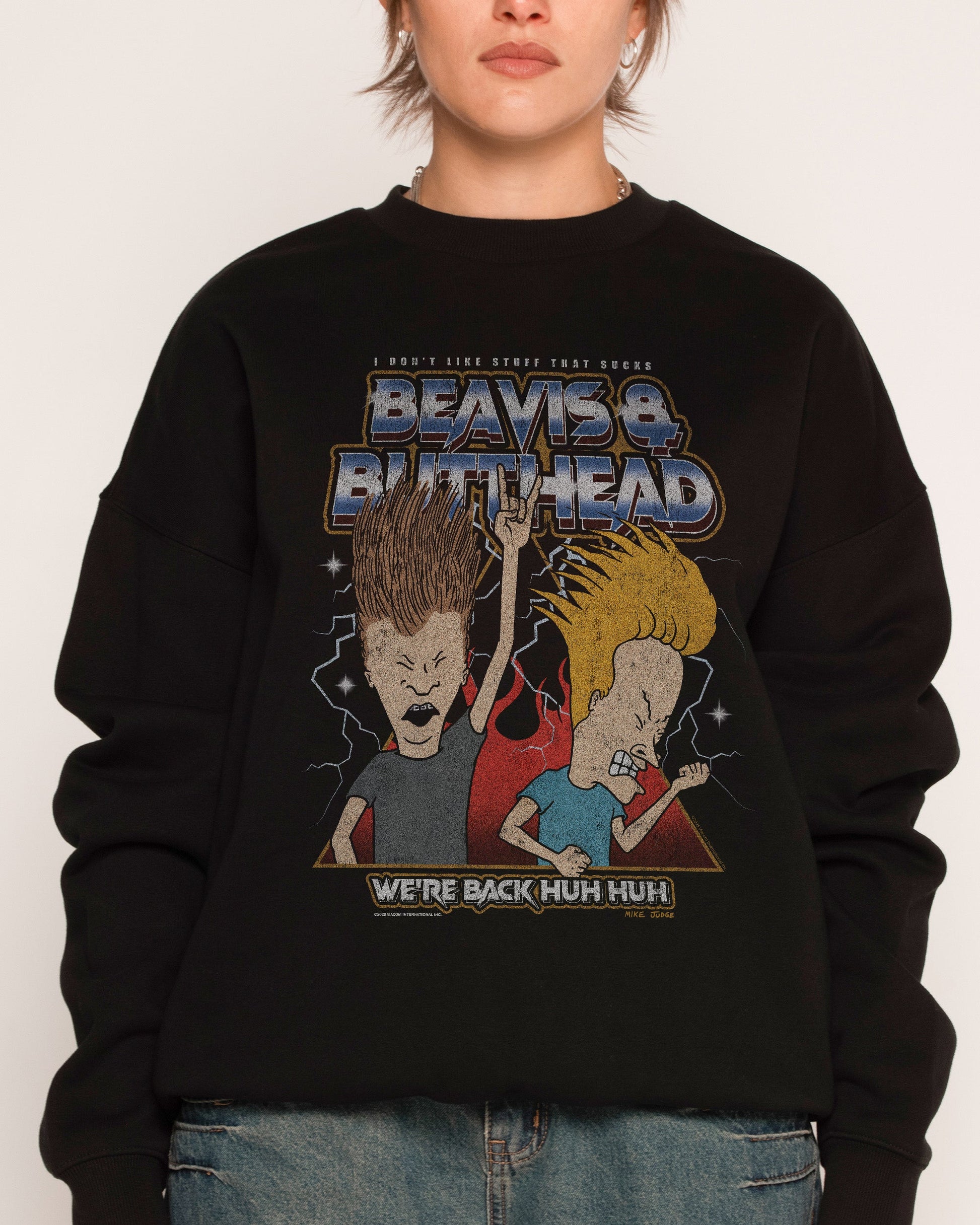 Heh Heh Metalheads Sweatshirt
