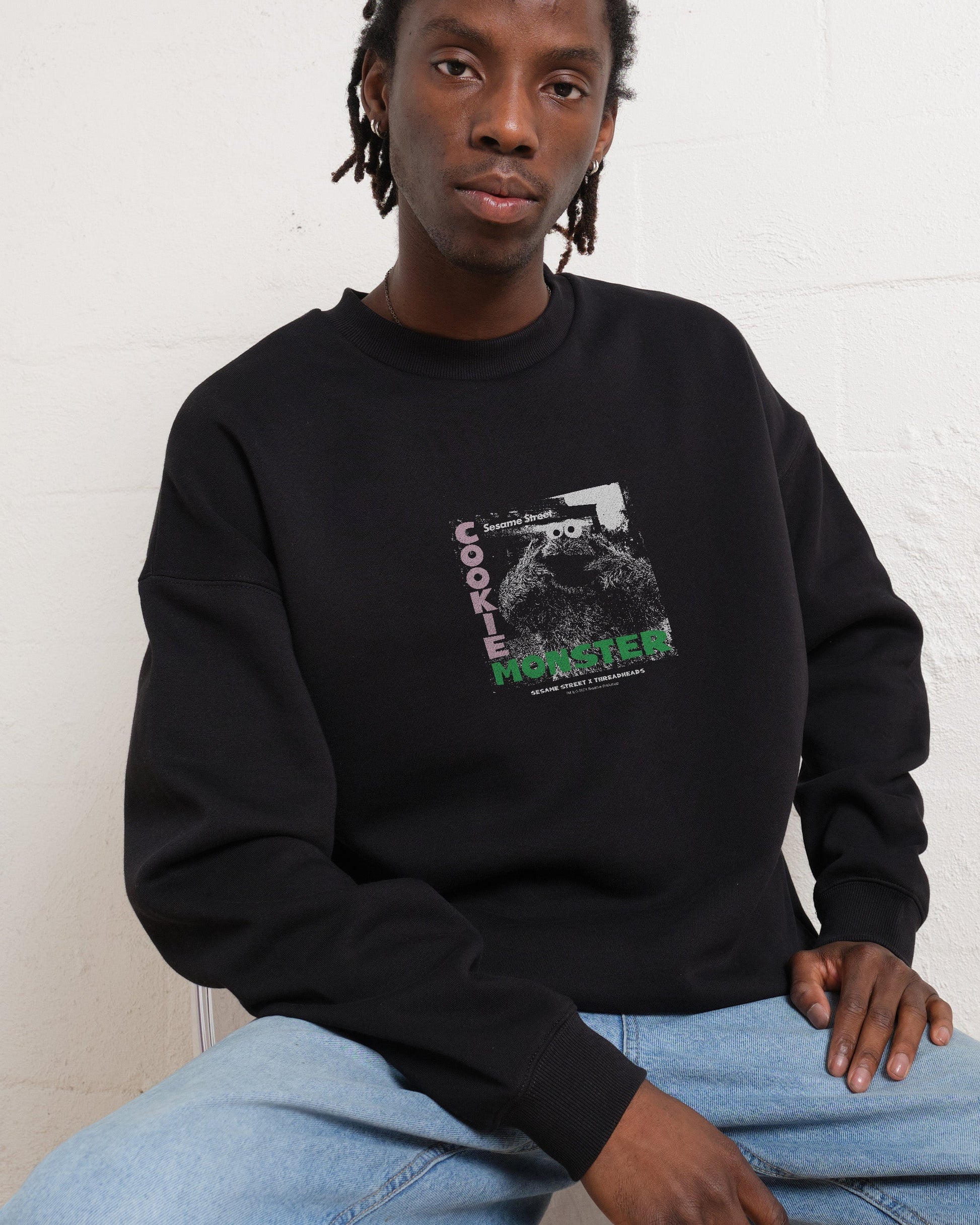 Cookie Monster Calling Sweatshirt
