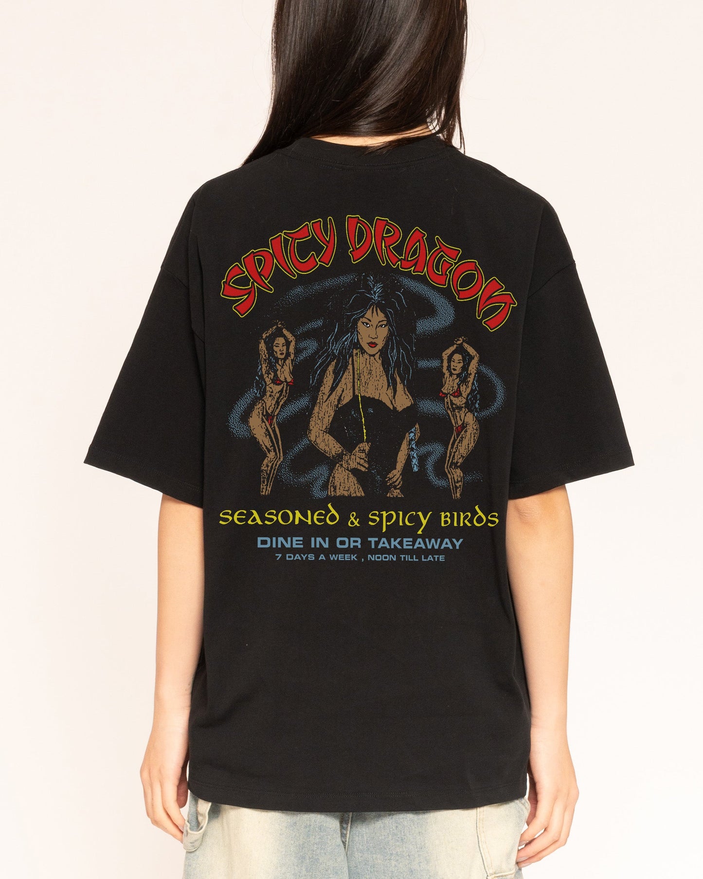Spicy Dragon Oversized Tee