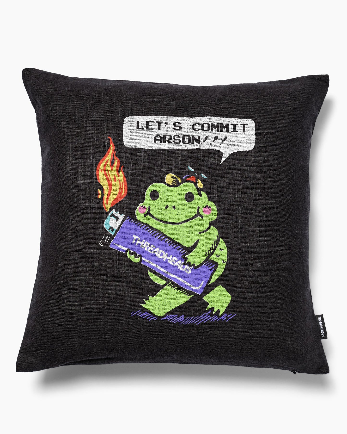 Let's Commit Arson Cushion