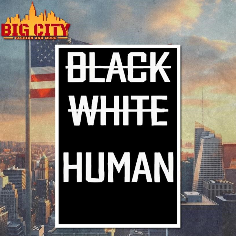 Black White Human Shirt
