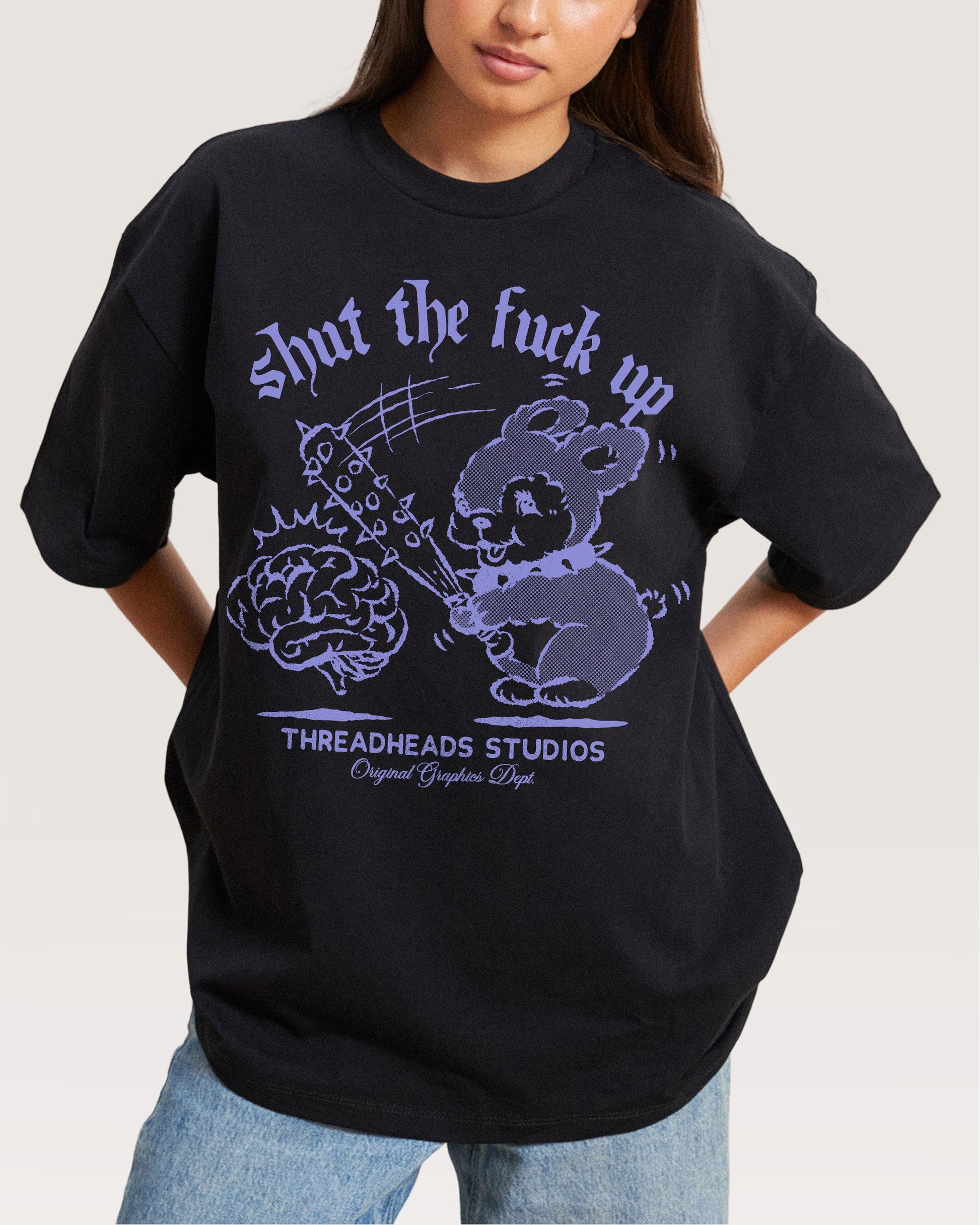Shut the F Up Oversized Tee