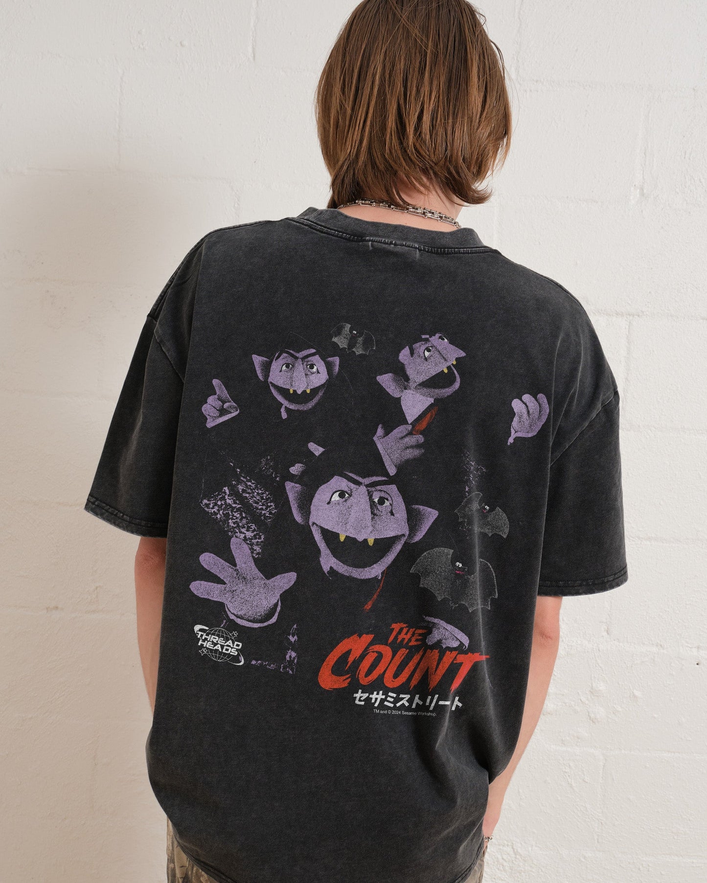 Japan Count Front and Back Oversized Tee
