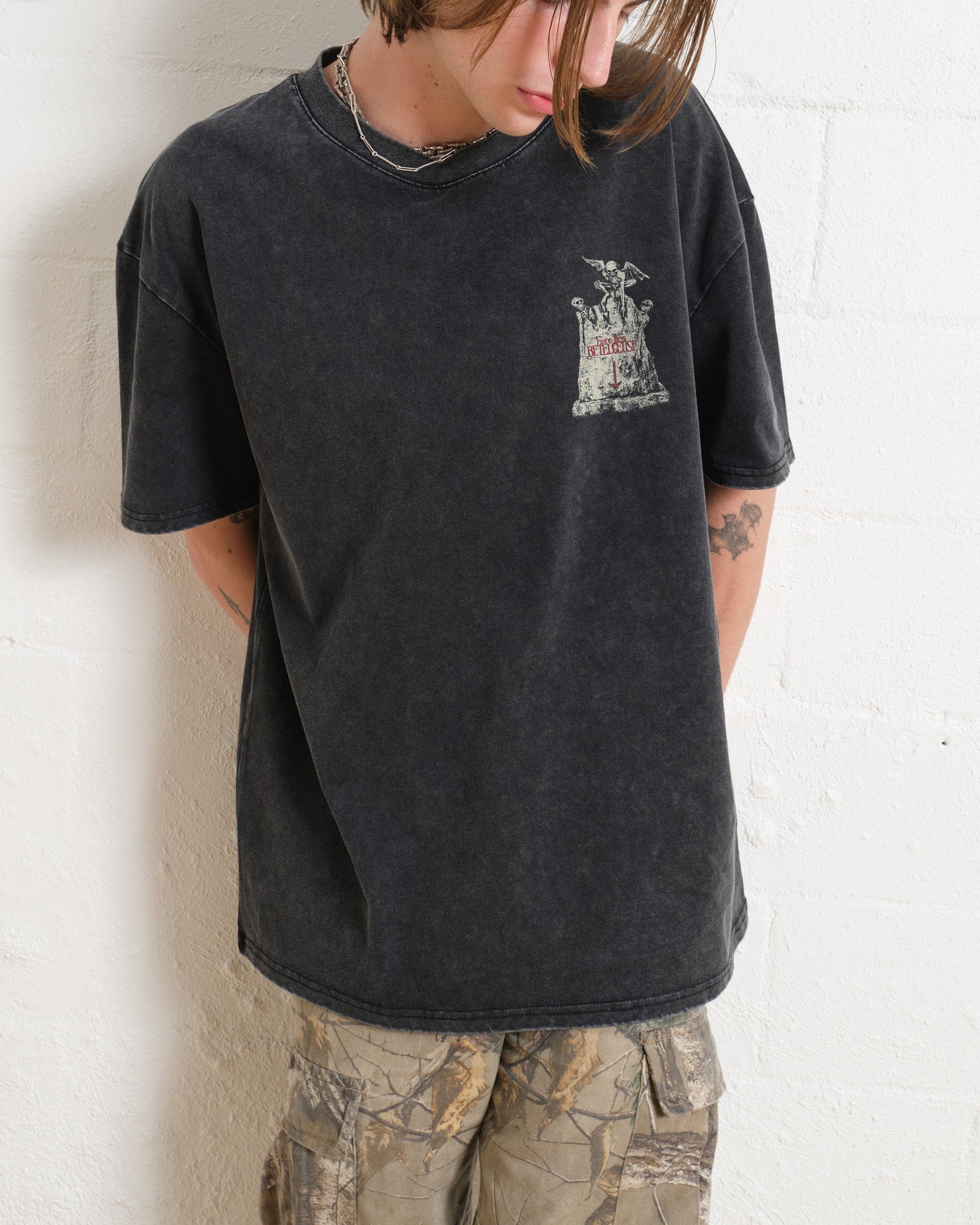 Beetlejuice Grave Oversized Tee
