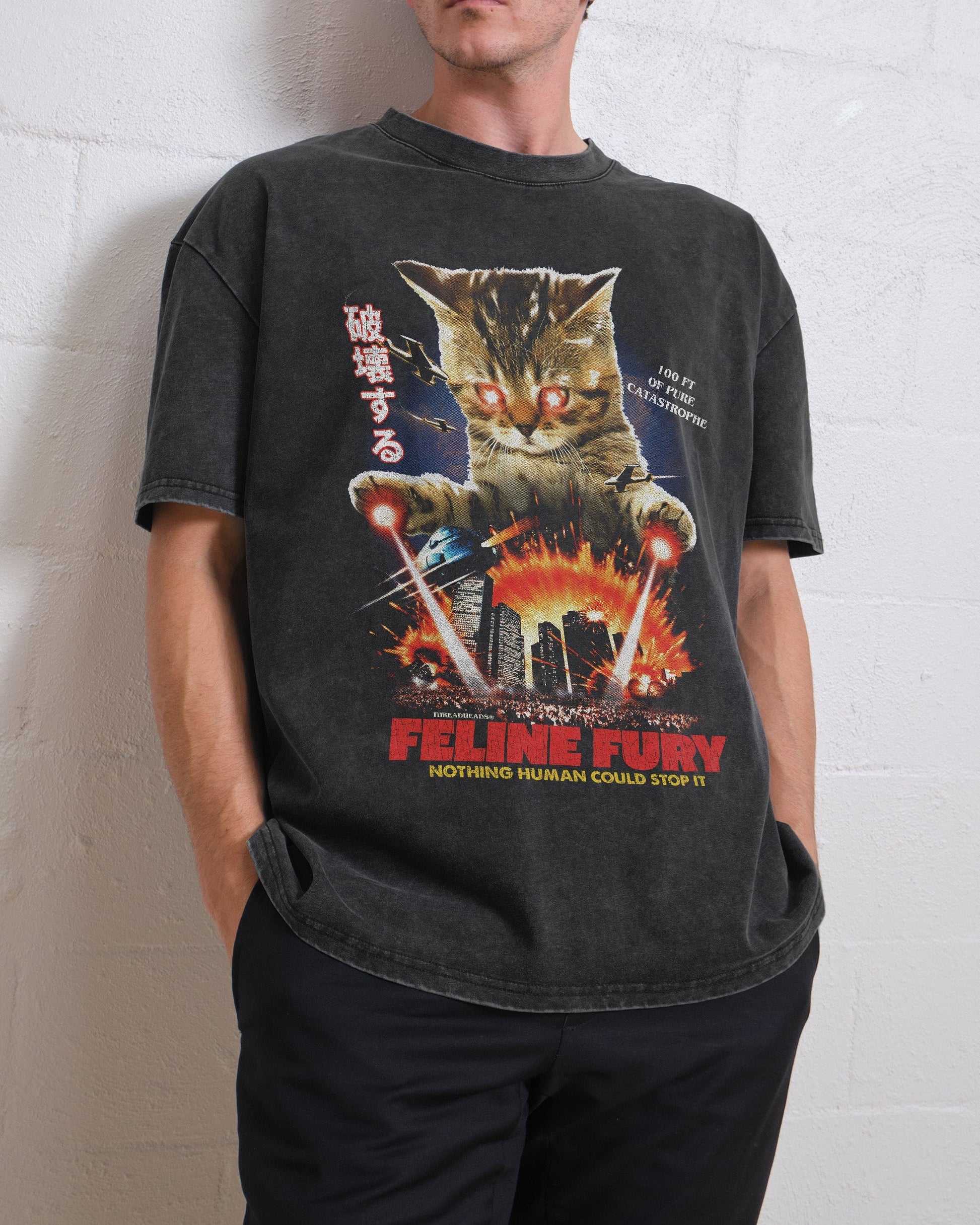 Feline Fury Oversized Tee