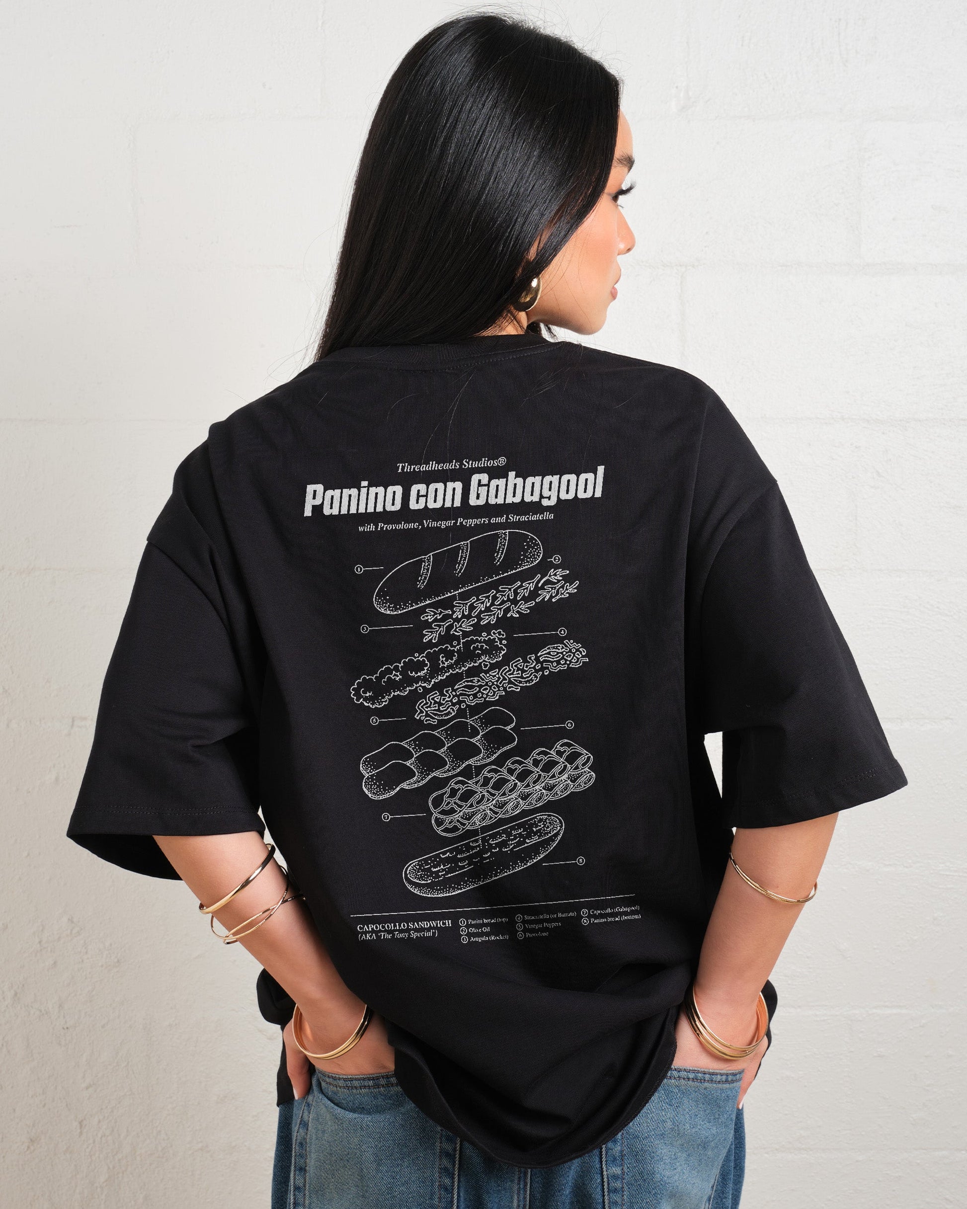 Panino Con Gabagool Oversized Tee