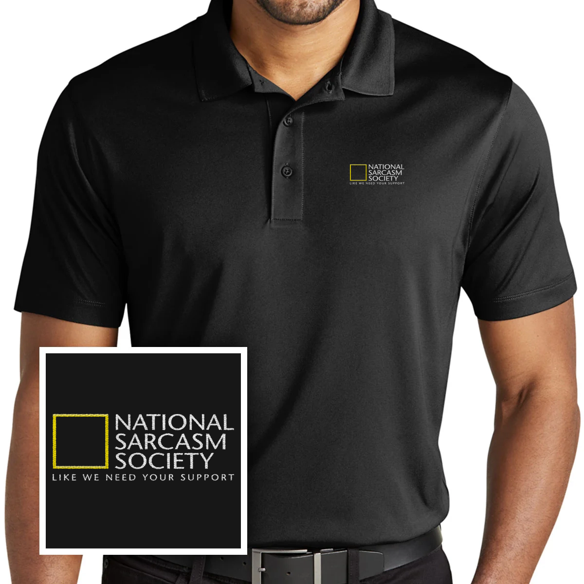 National Sarcasm Polo Shirt