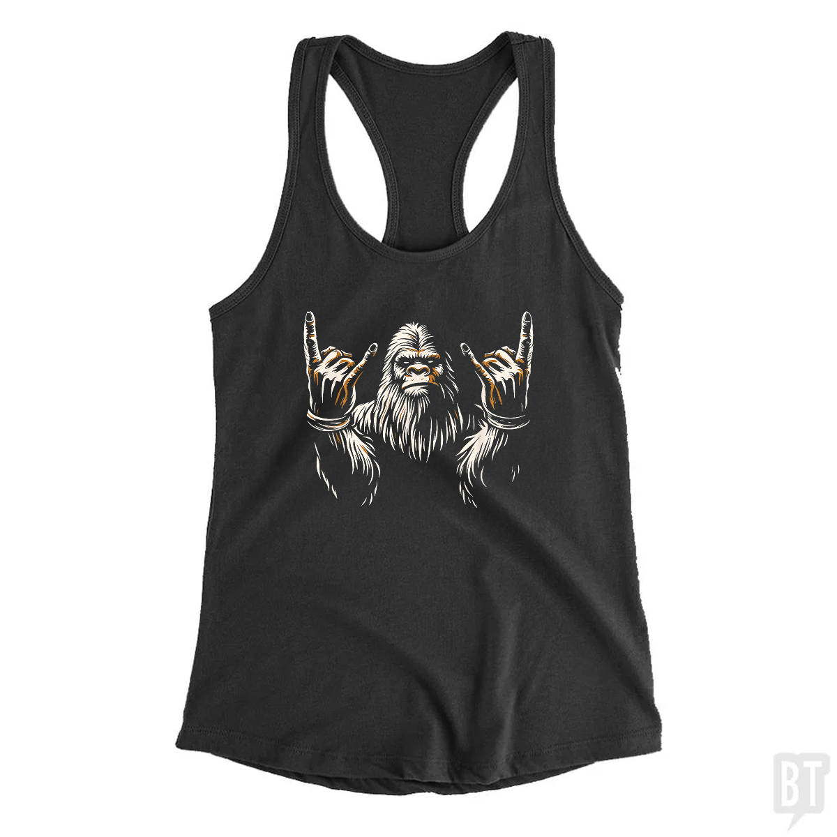 Bigfoot Rock On Tank Top