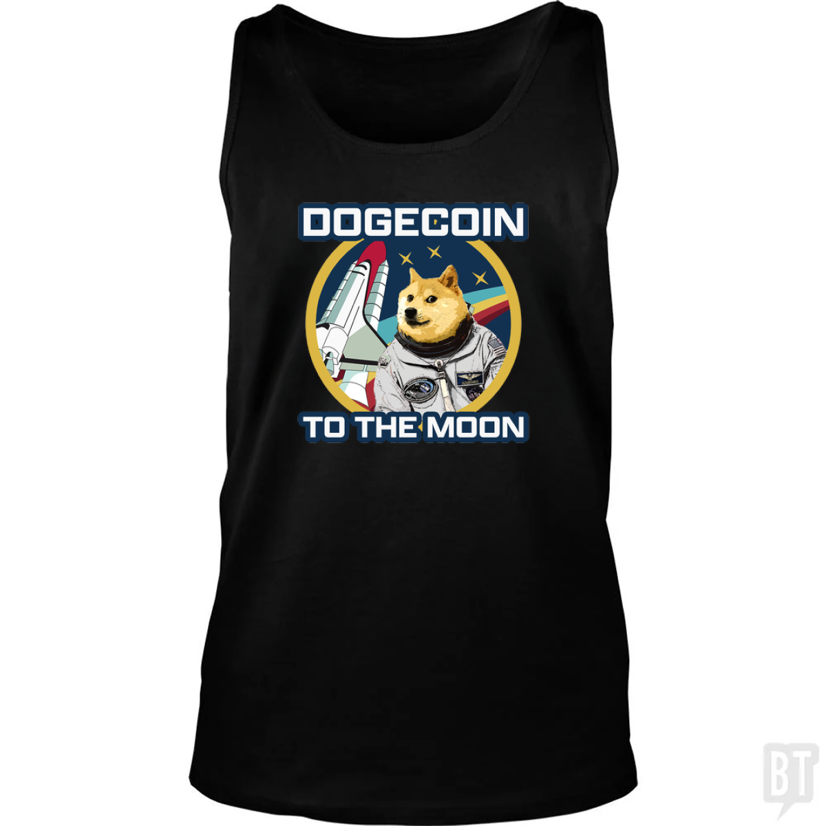 Dogecoin to the Moon Tank Top