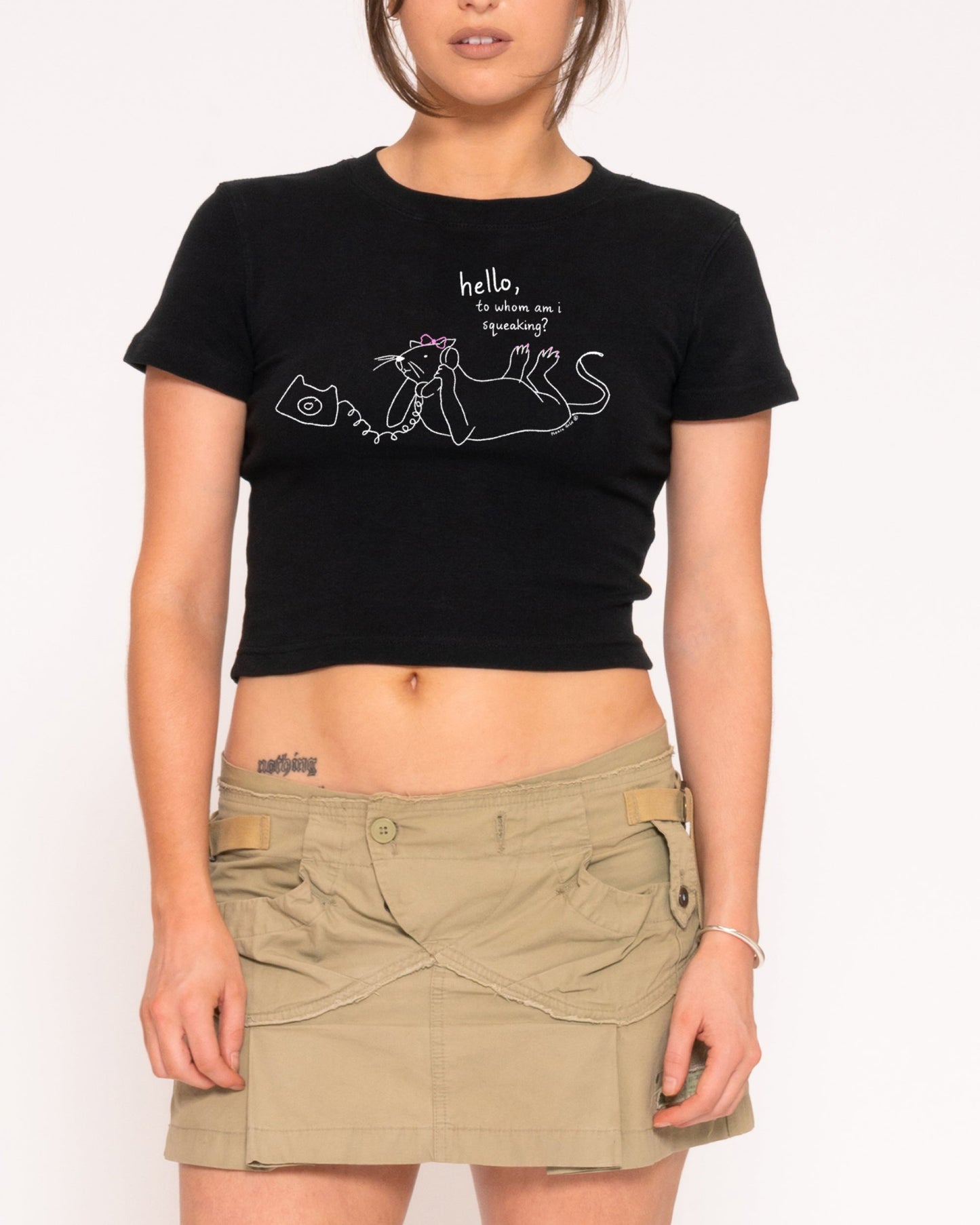 Hello, to Whom Am I Squeaking? Baby Tee