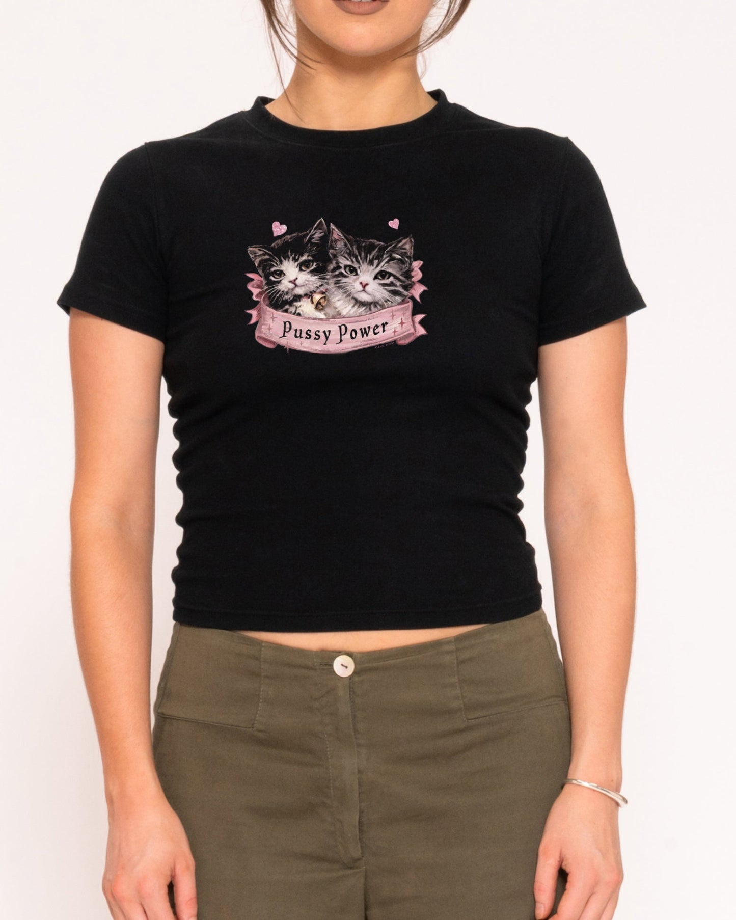 Pussy Power Longline Baby Tee